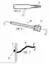 Fig. 04 - Eyebrow stencil positioning apparatus with stencil visualization lines