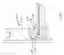 Fig. 12 - Snap lock separatory panel and retainer system