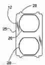 Fig. 01 - Electrical outlet box face plate with adapter plate