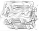 Fig. 01 - Nestable and stackable container for the transport of heavy baked items