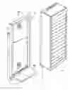 Fig. 01 - Waterproof portable security enclosure assembly