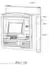 Fig. 30 - Cash dispensing automated banking machine with locking frame panels