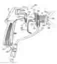 Fig. 01 - Airless spray gun having overhead valve and removable head