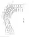 Fig. 19 - Fixed cutter bit with backup cutter elements on primary blades