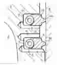 Fig. 01 - Combination of a piston and a piston ring