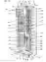 Fig. 15 - Optical fiber distribution frame with outside plant enclosure