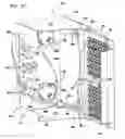 Fig. 22 - Optical fiber distribution frame with outside plant enclosure