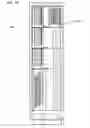 Fig. 63 - Optical fiber distribution frame with outside plant enclosure