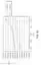 Fig. 07 - Batch fabricated rectangular rod, planar MEMS quadrupole with ion optics
