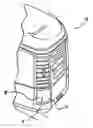Fig. 01 - Rotating power outlet assembly or door