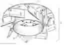 Fig. 01 - Surface aerator impeller design including stabilizer cylinder