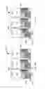 Fig. 43 - Pixels using associated dot polarity and associated dot switching elements for multi-domain vertical alignment liquid crystal displays