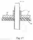 Fig. 16 - Wind turbine installation comprising an apparatus for protection of anchor bolts and method of installation