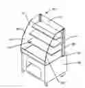 Fig. 01 - System and method for distributing air within a display case