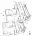 Fig. 02 - VEHICLE SEATING WITH FOOT REST