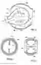 Fig. 08 - Ventilation means with orientation and flow rate adjustment obtained by rotating a profiled body