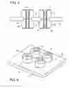 Fig. 04 - Method of forming a land grid array (LGA) interposer arrangement utilizing metal-on-elastomer hemi-torus and other multiple points of contact geometries