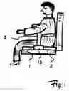 Fig. 02 - Device for supporting a person in a sitting position