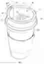 Fig. 02 - Cup lid with an anti-splash ergonomic shape