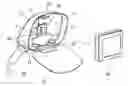 Fig. 01 - Rear-view mirror assembly