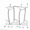 Fig. 01 - Turbine blade cascade end wall