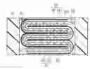 Fig. 01 - Battery including strip-shaped electrode group folded in a zigzag pattern