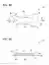 Fig. 33 - Packaged body adhering absorbent article and method of applying such article to a wearer