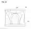 Fig. 45 - Packaged body adhering absorbent article and method of applying such article to a wearer