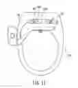 Fig. 08 - Stool flushing device having control switch and locking assembly
