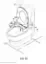 Fig. 09 - Stool flushing device having control switch and locking assembly