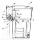 Fig. 01 - Liquid concentrate/extract beverage dispenser with replaceable concentrate/extract cartridge