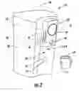 Fig. 03 - Liquid concentrate/extract beverage dispenser with replaceable concentrate/extract cartridge