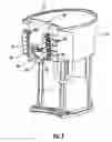 Fig. 06 - Liquid concentrate/extract beverage dispenser with replaceable concentrate/extract cartridge
