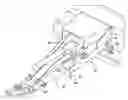 Fig. 01 - Pin constructed for connecting a jack to an implement draft tongue and for supporting a PTO drive shaft assembly
