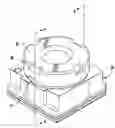 Fig. 01 - Cap including a housing and optically transparent member to protect a camera module lens