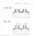 Fig. 11 - Semiconductor device with forwardly tapered P-type FET gate electrode and reversely tapered N-type FET gate electrode and method of manufacturing same
