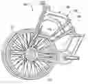 Fig. 01 - Bicycle frame and drive link case therefore