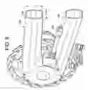 Fig. 07 - Bicycle frame and drive link case therefore