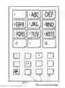 Fig. 04 - Letter Pattern on the Dial Key Buttons of a Mobile Telephone