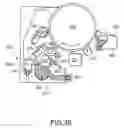 Fig. 20 - Development device with partitioned developer container for reserving liquid developer