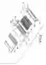 Fig. 03 - Electrical connector for connecting between an electronic card and a printed circuit board