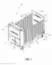 Fig. 02 - Crib having noiselessly opening changing table