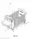 Fig. 09 - Crib having noiselessly opening changing table