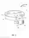 Fig. 03 - Nose mask assembly to be worn during sleep having a suspension support bracket and a retractable line