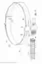 Fig. 06 - Nose mask assembly to be worn during sleep having a suspension support bracket and a retractable line