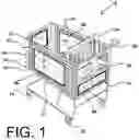 Fig. 02 - Shopping cart mounted coupon dispensing system and method