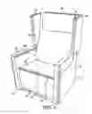 Fig. 02 - Aircraft seat supporting structure