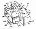 Fig. 01 - Molded plastic pass through article with flexible transverse lock arms