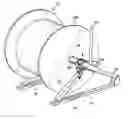 Fig. 01 - Combination stand and jack for wire spools