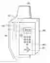 Fig. 01 - Glucose measuring device integrated into a holster for a personal area network device